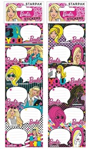 Obrazek Naklejki na zeszyt Barbie