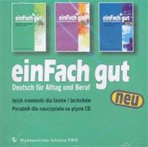 Obrazek ein Fach gut neu Poradnik dla nauczyciela na płycie CD Liceum i technikum