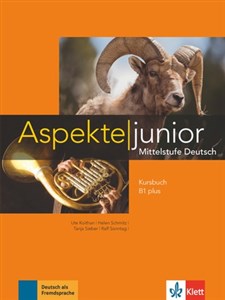 Obrazek Aspekte junior B1+ Kursbuch mit Audios zum Download