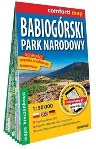Obrazek Babiogórski Park Narodowy kieszonkowa laminowana mapa turystyczna 1:50 000