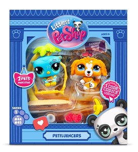 Obrazek Littlest Pet Shop 2 Figurki Petfluencers LPS00560 1szt.mix
