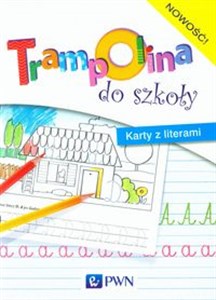 Picture of Trampolina do szkoły Karty z literami Roczne przygotowanie przedszkolne