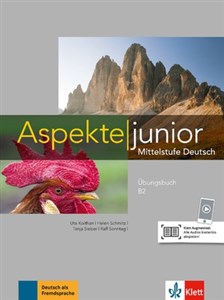 Obrazek Aspekte junior B2 Ubungsbuch mit Audios zum Download
