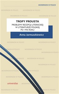 Obrazek Tropy Prousta Problemy recepcji literackiej w literaturze polskiej po 1945 roku