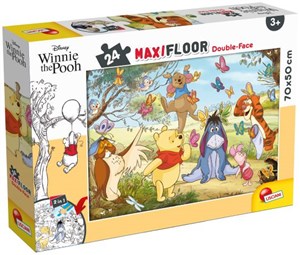 Obrazek Puzzle Maxi 24 podłogowe Kubuś Puchatek i Przyjaciele