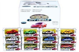 Obrazek Auto osobowe metalowe mix