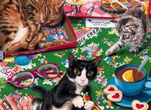 Obrazek Puzzle 3000 Puzzle pełne kotków