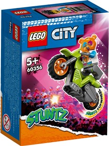 Obrazek LEGO City Motocykl kaskaderski z niedźwiedziem 60356