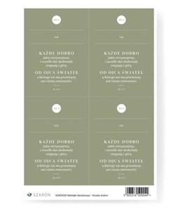 Obrazek Naklejki dedykacyjne - Każde Dobro