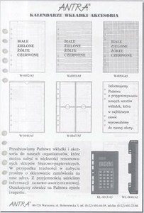 Picture of Wkład do organizera A5 Bloczek ANTRA