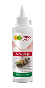 Obrazek Klej Happy Color do decoupage butelka 250g