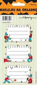 Obrazek Naklejki na zeszyty - Chłopak (12szt)