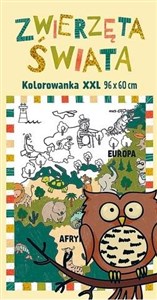 Obrazek Kolorowanka XXL. Zwierzęta świata