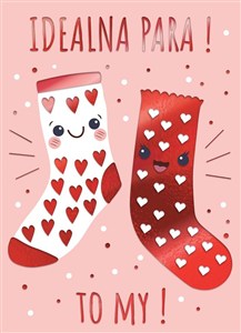 Obrazek Karnet B6 Walentynki Skarpety