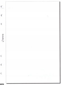 Obrazek Wkład do organizera A5/czysta biała ANTRA