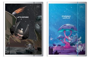 Obrazek Teczka z gumką A4 Metallic Fantasy (10szt)