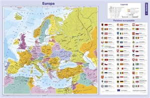 Picture of Podkładka na biurko Mapa Europy