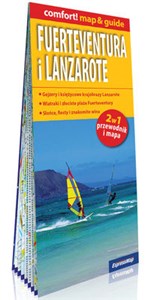 Obrazek Fuerteventura i Lanzarote laminowany map&guide (2w1: przewodnik i mapa)