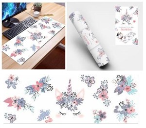 Picture of Podkładka na biurko jednorożec