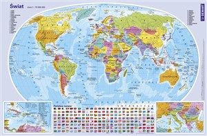 Picture of Podkładka na biurko Mapa świata