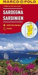 Obrazek Mapa drogowa Sardynia 1:2000 000 MARCO POLO