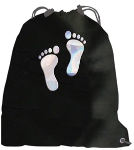 Obrazek Worek na buty Glamour stópki hologramowe