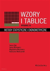 Picture of Wzory i tablice Metody statystyczne i ekonometryczne