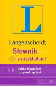 Obrazek Słownik z przykładami polsko-hiszpański hiszpańsko-polski