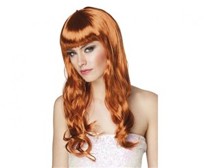 Picture of Peruka falowane rude włosy