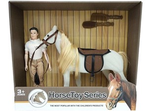 Obrazek Koń z dżokejką