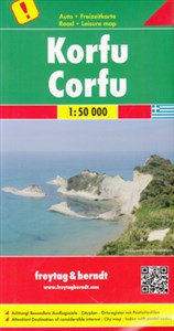 Obrazek Korfu mapa 1:50 000