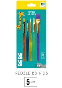 Picture of Pędzelki plastikowe 5 sztuk B&B Kids