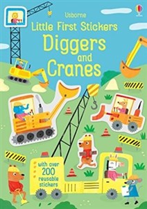Obrazek Little First Stickers Diggers and Cranes