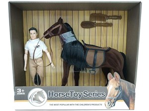 Obrazek Koń z dżokejką