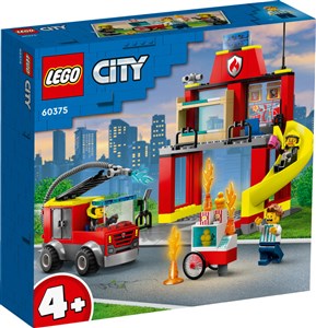 Picture of LEGO City Remiza strażacka i wóz strażacki 60375