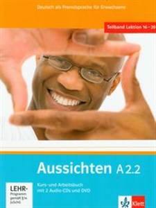 Obrazek Aussichten A2.2 Kurs- und Arbeitsbuch mit CD und DVD