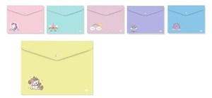 Picture of Teczka kopertowa A4 na zatrzask MIX