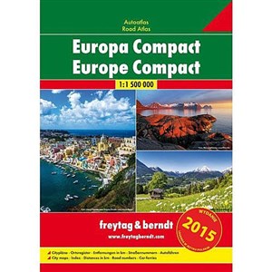 Obrazek Europa atlas kompaktowy 1:1 500 000