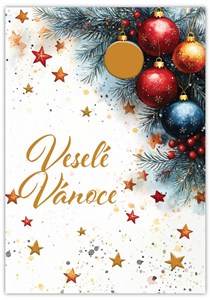 Obrazek Karnet Wesołych Świąt - Vesele Vanoce Cestina