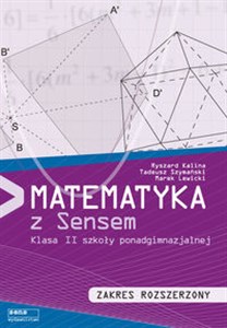 Picture of Matematyka z sensem 2 Podręcznik Zakers rozszerzony Szkoła ponadgimnazjalna