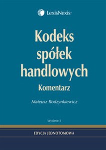 Picture of Kodeks spółek handlowych Komentarz