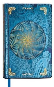 Obrazek Notatnik z metalizowaną okładką Abstrakcje błękitny