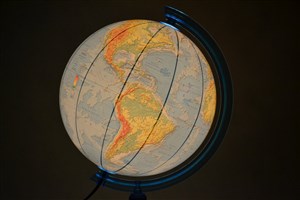 Obrazek Globus 250 fizyczny 3D podświetlany