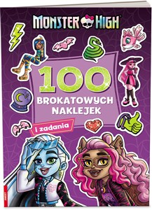 Obrazek Monster High 100 brokatowych naklejek