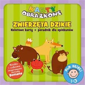 Picture of Karty obrazkowe Zwierzęta dzikie Kolorowe karty + poradnik dla opiekunów