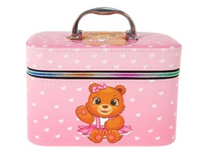 Obrazek Kuferek M z lusterkiem na zamek 21x14x11,5cm