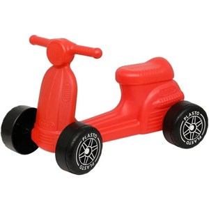 Picture of PLASTO Hulajnoga 4 kołowa cicha, Czerwona Max 60kg