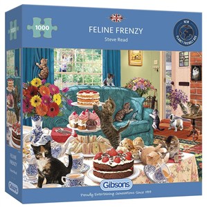 Obrazek Puzzle 1000 Kocie szaleństwo G3