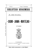 Polska książka : Dom Jana M... - Adolf Sternschuss