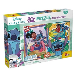 Obrazek Puzzle Double-Face 250 Disney Classics Lilo & Stitch